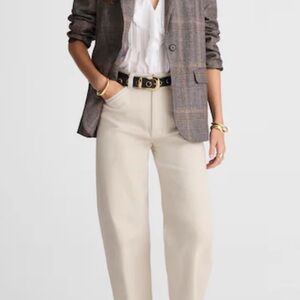 Madewell tapered denim trousers